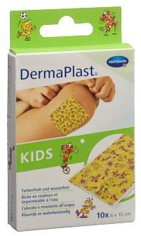 DERMAPLAST Kids Schnellverb 6x10cm Plast 10 Stk