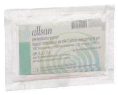 ALLSAN Indikatorpapier pH 5.2-7.4 100 Stk
