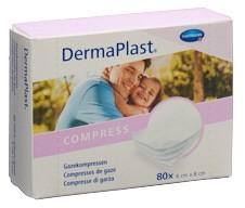 DERMAPLAST Gazekompresse 6x8cm steril 80 Stk