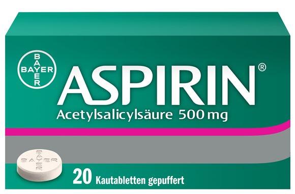 ASPIRIN Kautabl 500 mg 20 Stk