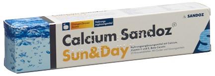 CALCIUM Sandoz Sun & Day Brausetabl 20 Stk