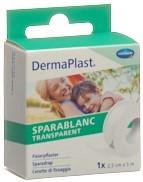 DERMAPLAST Sparablanc Transparent 2.5cmx5m weiss