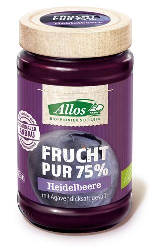 ALLOS Frucht Pur Konfitüre Heidelbeere Bio 250 g