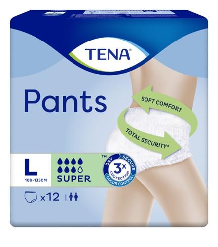 TENA Pants Super L 100-135cm 12 Stk