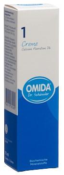 OMIDA SCHÜSSLER No1 Cal fluor Creme D 6 Tb 75 ml