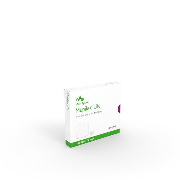 MEPILEX Lite Absorptionsverb 10x10cm Silik 5 Stk