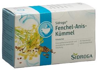SIDROGA Fenchel Anis Kümmel 20 Btl 2 g