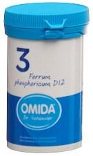OMIDA SCHÜSSLER No3 Ferr phos Tabl D 12 Ds 100 g