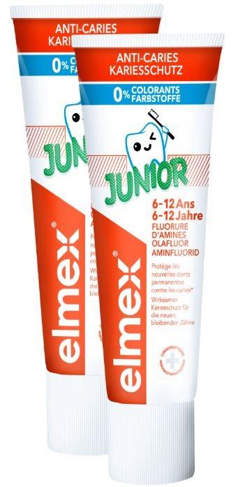 ELMEX JUNIOR Zahnpasta Duo 2 Tb 75 ml