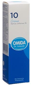 OMIDA SCHÜSSLER No10 Nat sulf Creme D 6 Tb 75 ml
