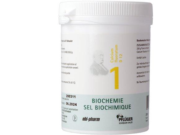 PFLÜGER SCHÜSSLER Nr1 Calc fluo Plv D 12 250 g