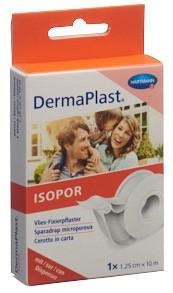 DERMAPLAST ISOPOR Fixierpf 1.25cmx10m vl we Disp