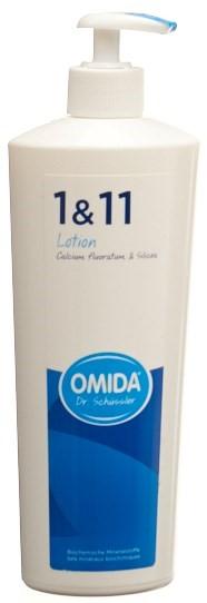 OMIDA SCHÜSSLER No1 + 11 Lot Disp 500 ml