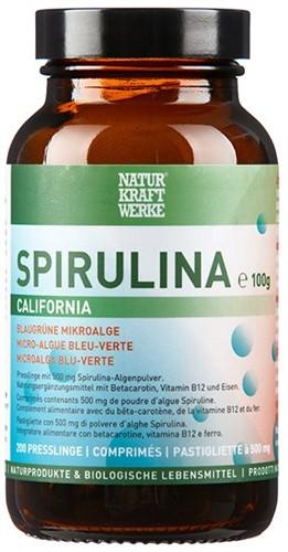 NATURKRAFTWERKE Spirulina Cali Tabl 500 mg 200 Stk