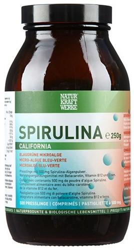 NATURKRAFTWERKE Spirulina Cali Tabl 500 mg 500 Stk