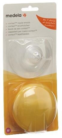MEDELA Contact Brusthütchen M 20mm mit Box 1 Paar
