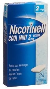 NICOTINELL Gum 2 mg cool mint 24 Stk