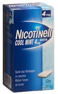 NICOTINELL Gum 4 mg cool mint 96 Stk