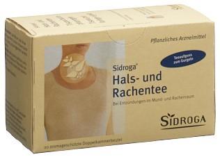 SIDROGA Hals- und Rachentee 20 Btl 2.5 g