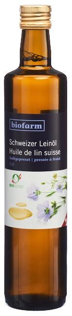 BIOFARM Leinöl CH Knospe Bio Suisse Fl 5 dl