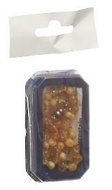 AMBERSTYLE Bernstein 36cm weiss citrin Magnet