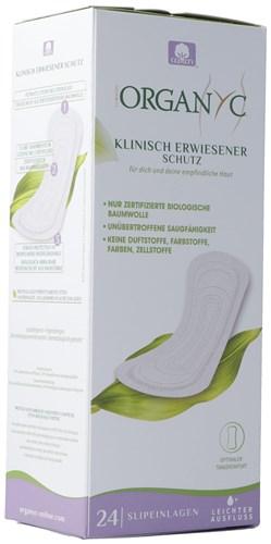 ORGANYC Slipeinlagen flach light flow 24 Stk