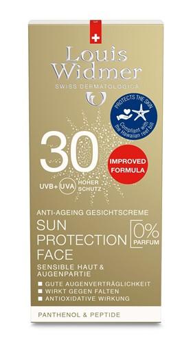 WIDMER Sun Protection Face 30 Unparf 50 ml