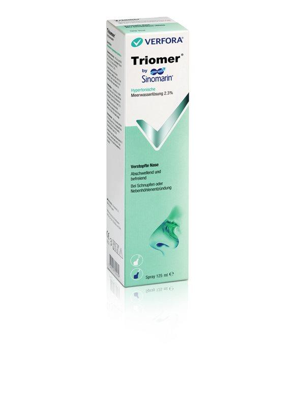 TRIOMER Nasenspray Sinomarin hypertonisch 125 ml