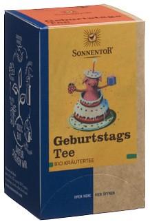 SONNENTOR Geburtstagstee Doppelkammer 18 x 1.5 g
