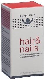 BURGERSTEIN Hair & Nails Tabl 90 Stk
