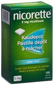 NICORETTE Polar Mint Kaudepots 2 mg 105 Stk