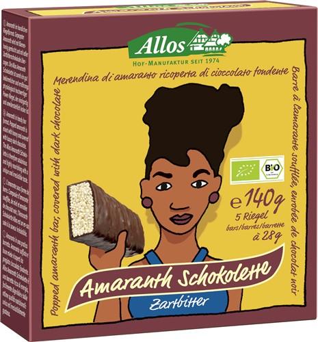 ALLOS Barres Chocolettes Amaranthe 140 g