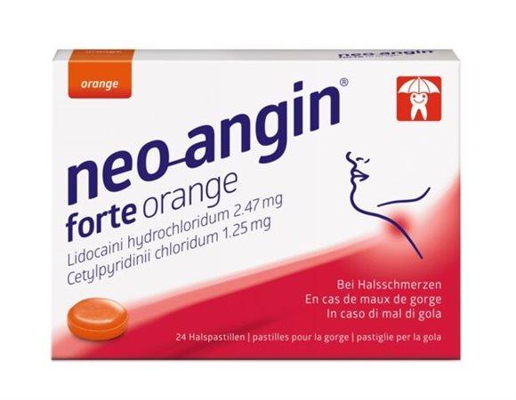 NEO-ANGIN forte Halspastillen orange 24 Stk
