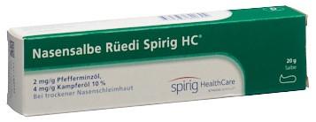 NASENSALBE RÜEDI Spirig HC 20 g