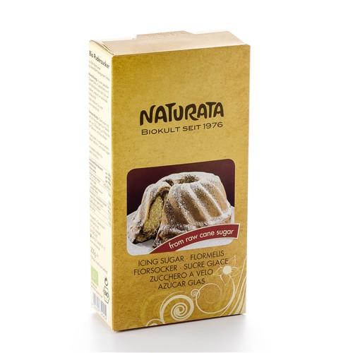 NATURATA Puderzucker aus Roh-Rohrzucker 200 g