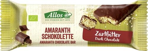 ALLOS Amaranth Schokolette Riegel Zartbitter 25 g