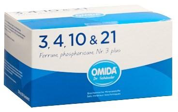 OMIDA SCHÜSSLER No3 Ferr phos plus Plv Btl 30 Stk