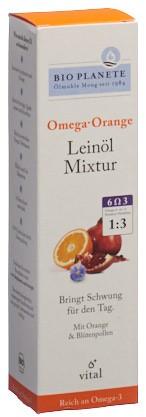 BIO PLANETE Omega Orange Leinöl-Mixtur Fl 100 ml