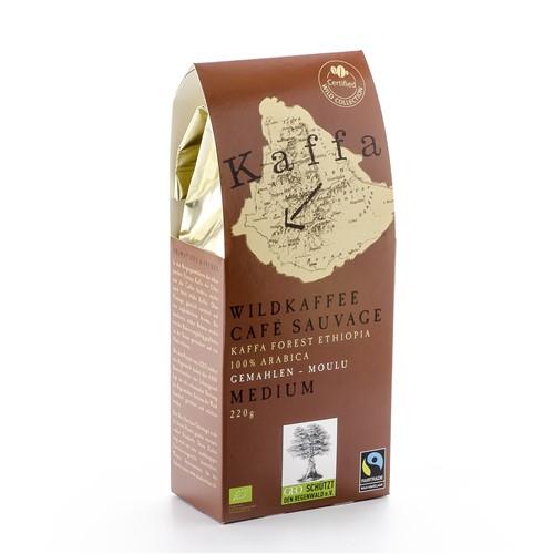 ORIG FOOD Wildkaffee Kaffa Medium gemahlen 220 g