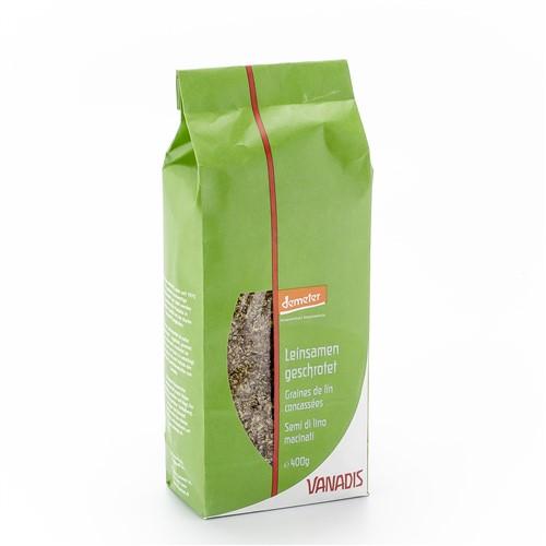 VANADIS Leinsamen geschrotet 400 g