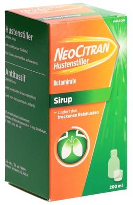 NEOCITRAN Hustenstiller Sirup 15 mg/10ml 200 ml