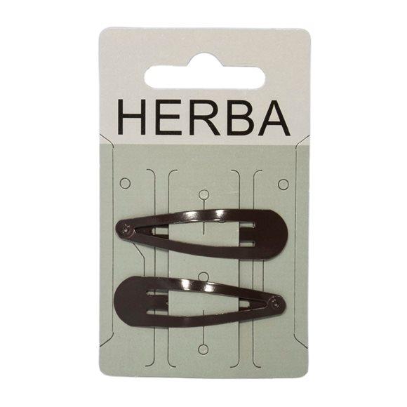 HERBA Clips 5cm havanna 2 Stk