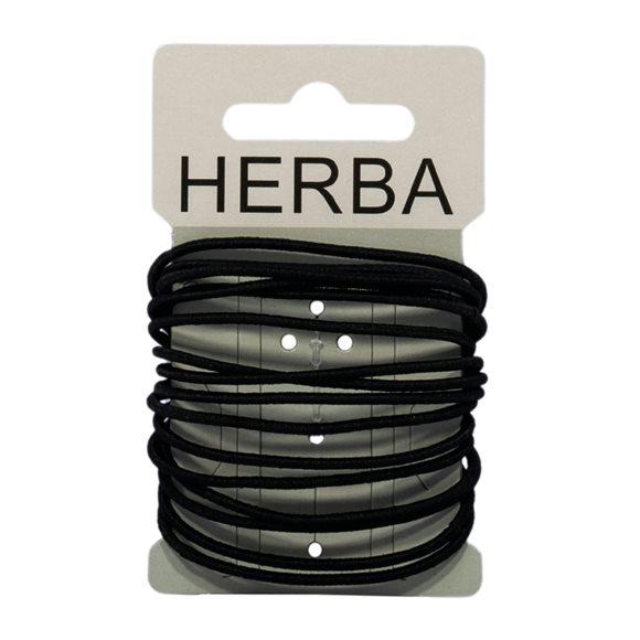 HERBA Haarbinder 4.2cm schwarz 16 Stk