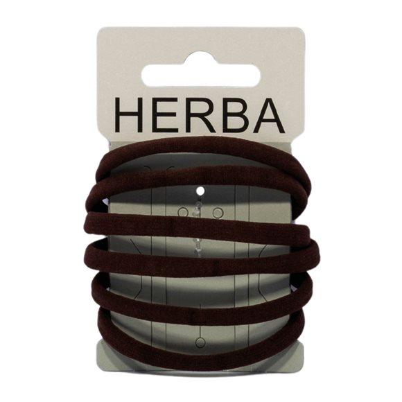 HERBA Haarbinder 5.6cm braun 6 Stk