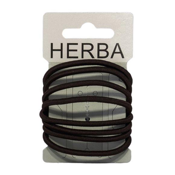 HERBA Haarbinder 5cm braun 8 Stk