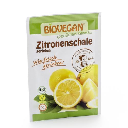 BIOVEGAN Zitronenschale gerieb, gefrierget Btl 9 g