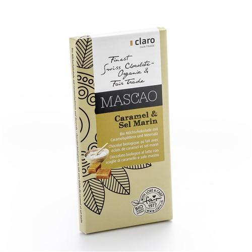 CLARO Schokolade caramel&sel marin Bio 100 g
