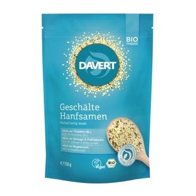 DAVERT Hanfsamen geschält Bio Rohkos Doypack 150 g
