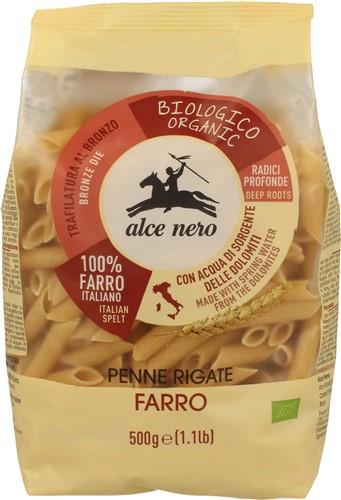ALCE NERO Penne Farro - Dinkel hell 500 g