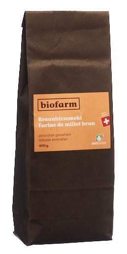 BIOFARM Braunhirsemehl CH Knospe Btl 400 g